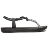 Ipanema Sandały japonki dziecięce dziewczęce Class Charm II Kids Black/Silver