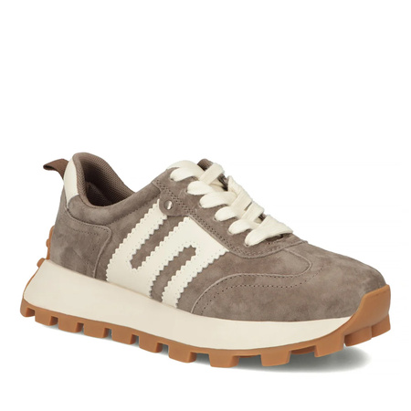 Filippo Women's Beige Leather Shoes DP6743-26-TP