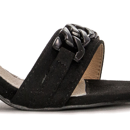 Filippo Black Sandals DS3665/22 BK