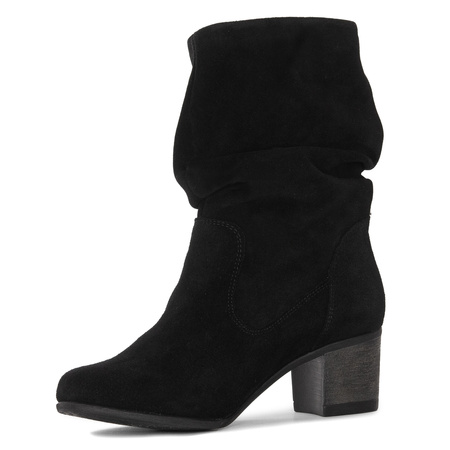 Maciejka Women's Leather Velour Boots Black
