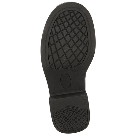 Maciejka Skórzane z Podwójnym Zamkiem Botki na Niskim Obcasie Bordowy A7159-23/00-7