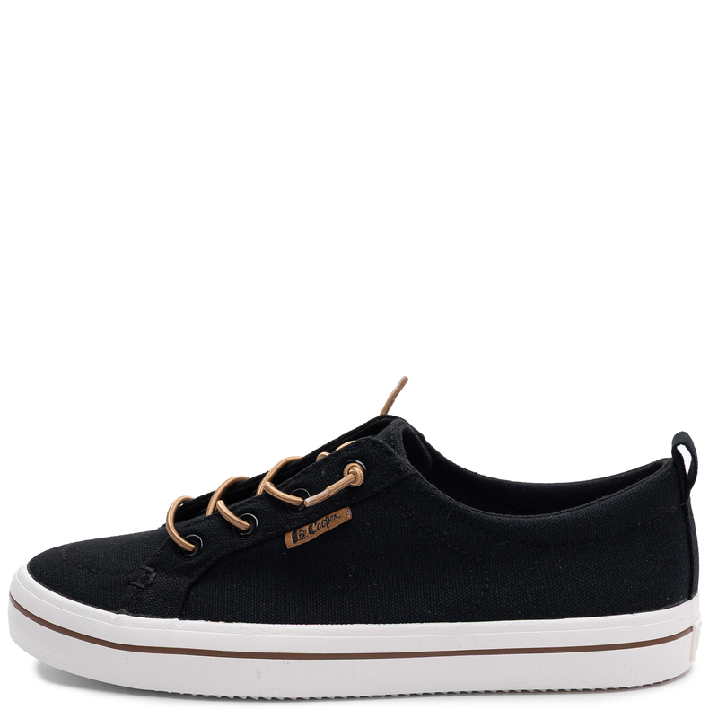 Lee Cooper Classic Canvas Sneakers Low Shoes Black LCW-26-02-4059L