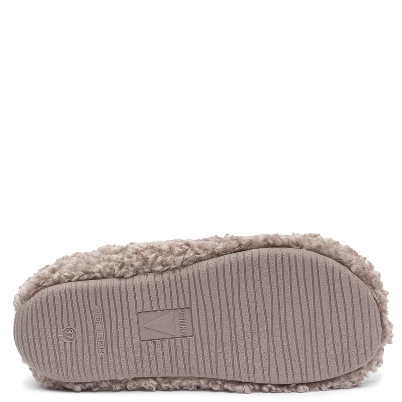 Verbenas York Women's Slippers Warm Fluffy Beige YORK-CAM-CRU