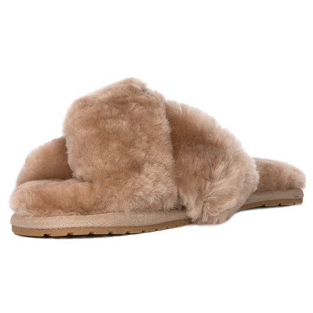 Emu Australia Skórzane Kapcie Damskie Mayberry Camel W11573-Camel