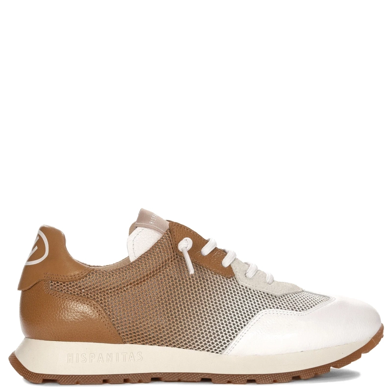 Hispanitas Sneakersy Damskie White Cuoio
