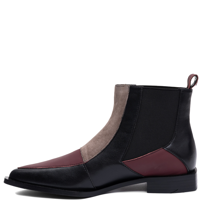 Maciejka Women's Leather Ankle Boots with Zipper Multicolor K7833-01/00-7
