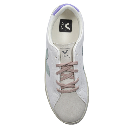 Veja Sneakersy damskie skórzane White Matcha Lavende białe