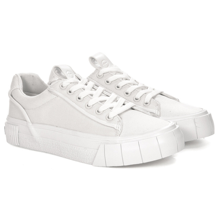 Tamaris Sneakersy trampki damskie White Białe