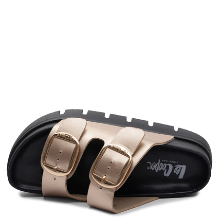 Lee Cooper Damskie Klapki Na Platformie Złote LCW-26-35-4462L