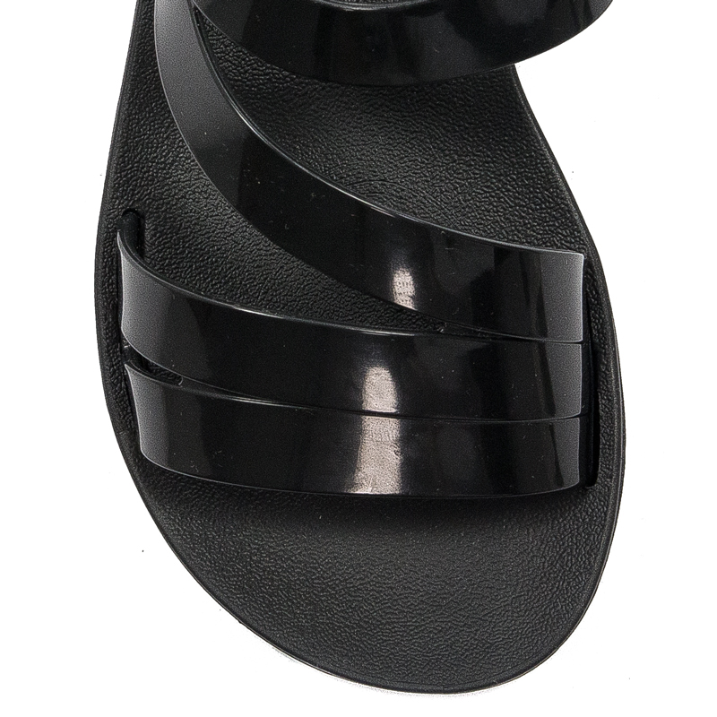 Sandały damskie Zaxy Freeze Sand Plat Fem Black Czarne