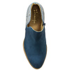 Maciejka Asymmetric Ankle Boots Low Heel Navy 04091-47/00-5