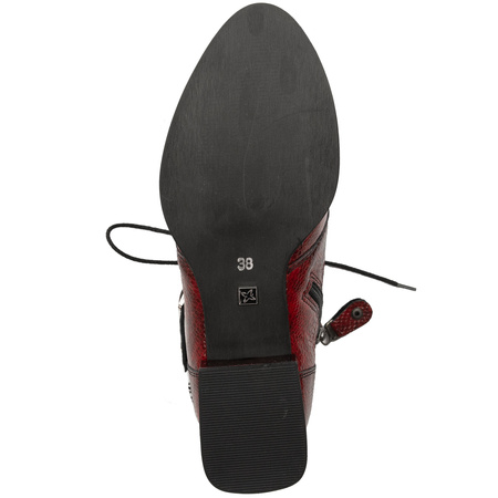 Maciejka Women's Leather Boots Red