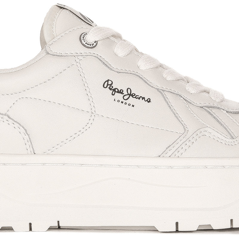 Pepe Jeans Sneakersy damskie Kore Britt W White Białe