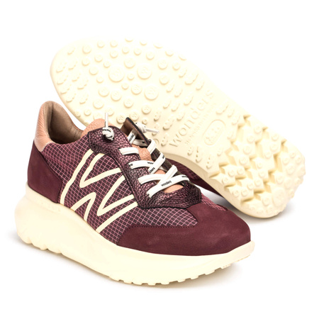 Wonders Women's Platform Half Shoes Nubuk Vino