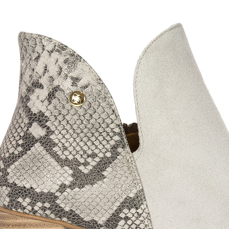 Maciejka Grey Women's Velor Boots