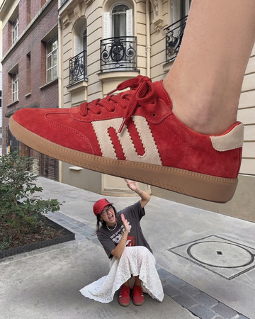 Filippo Suede Sneakers Red DP7549-26-RD