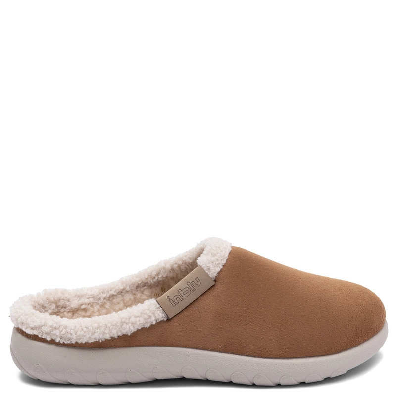 Inblu Women’s Comfortable Textile Home Slippers Brown ET000042