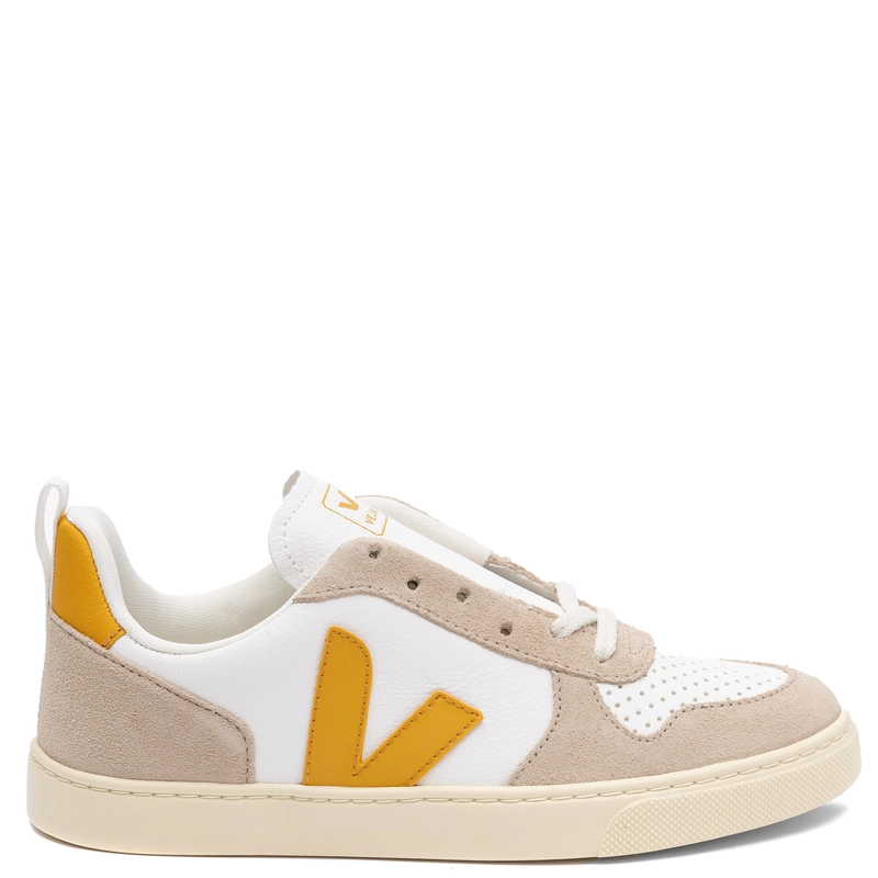 Veja Sneakersy damskie skórzane White Uoro Almond białe