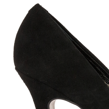 Visconi Black velor leather women's Pumps