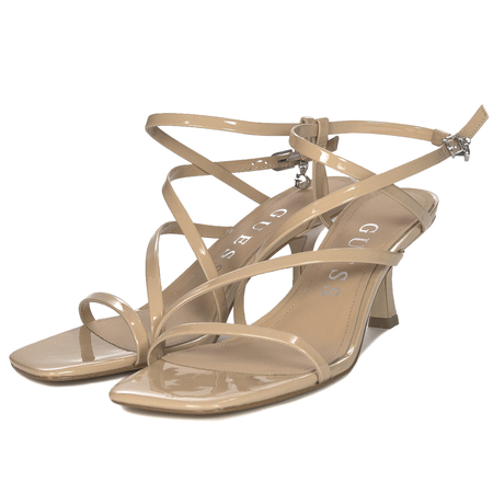 Guess Women's Natu Pattented Stiletto Sandals