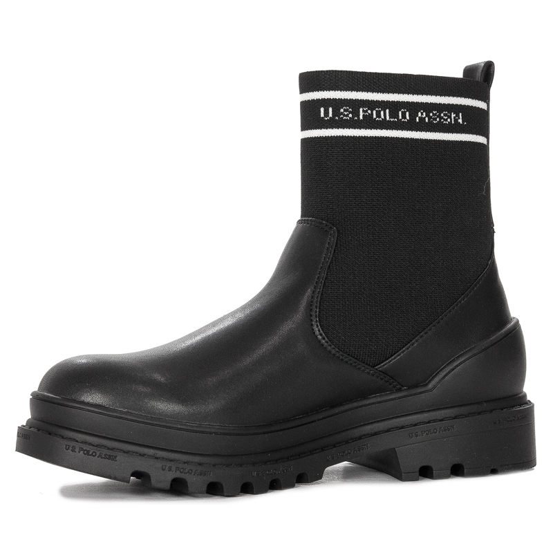 Botki U.S.Polo Assn. Bruna 007 wsuwane Czarne
