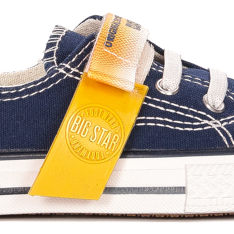 Trampki dziecięce Big Star na rzepy Granatowe