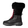 UGG Śniegowce Skórzane Damskie Z Futrem Naturalnym Czarny 1171441-BLK