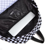 Old Skool Check Backpack Black and White