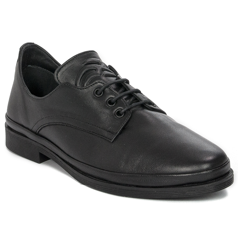 Black leather oxfords Boccato shoes