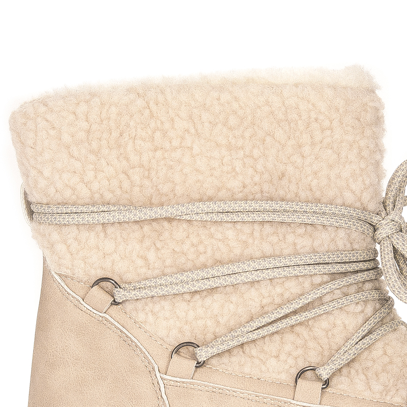 Filippo Women's beige insulated snow boots