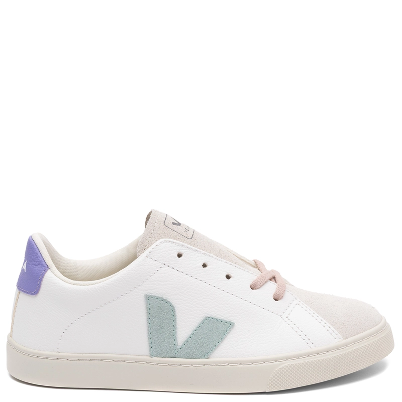 Veja Women's Leather Sneakers White Matcha Lavende