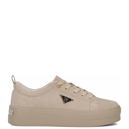 Filippo Leather Beige Low Shoes