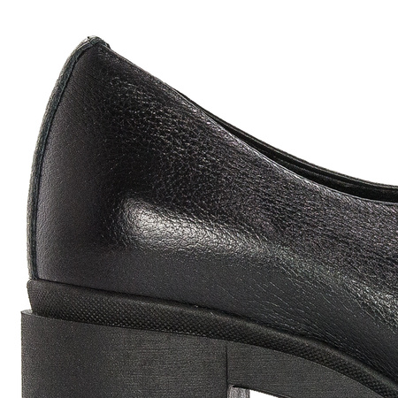 Lemar Women's leather black shoes