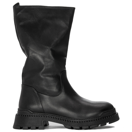 Boccato Women's warm leather boots black