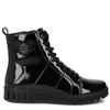 Filippo Women's Patent Leather Ankle Boots, Black