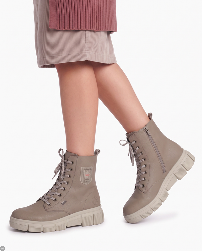 Rieker X3410-20 Warned Beige Boots