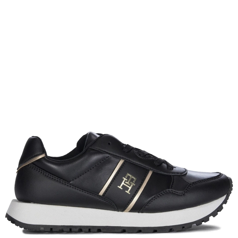 Tommy Hilfiger Women's Black Platinum Sneakers