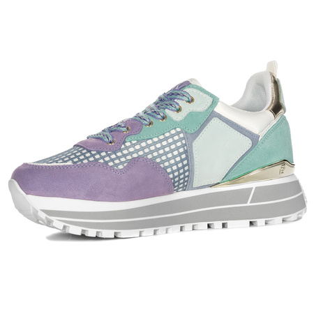 Liu Jo Women's Platform Sneakers Purple and Turquoise