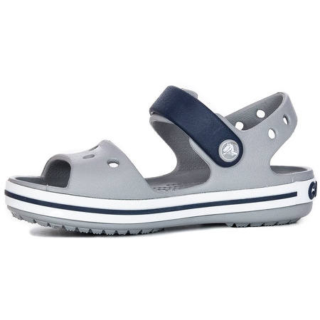 Crocs Sandały dziecięce Crocband Sandal Light Grey Navy