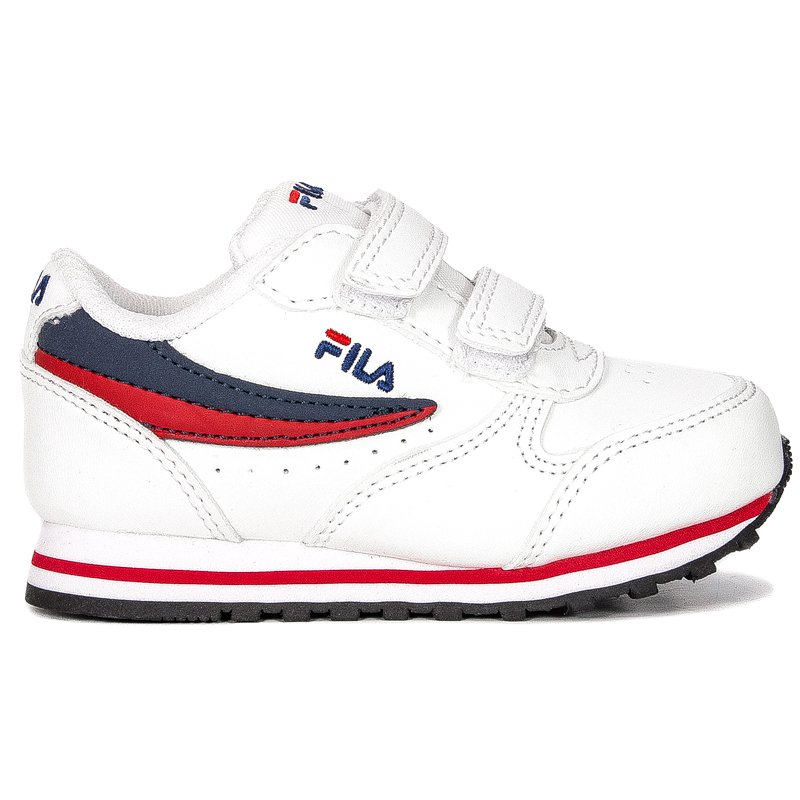 Fila sneakersy dziecięce Orbit Velcro Infants White Dress Blue