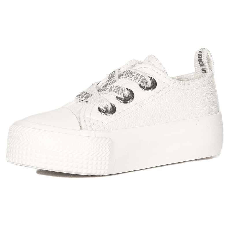 Big Star Trampki dziecięce niemowlęce White białe