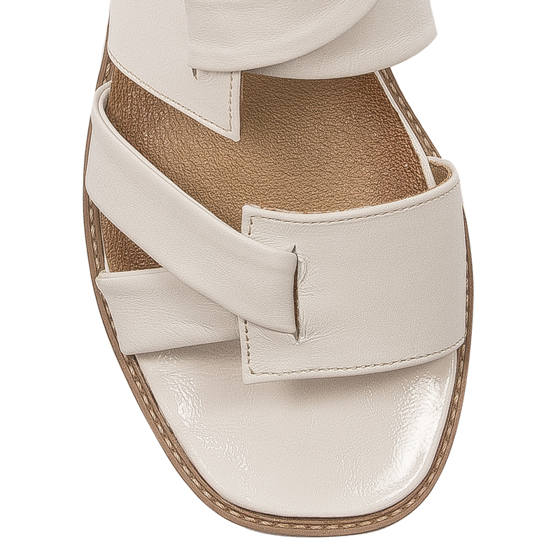 Maciejka Light Beige Women's Slides