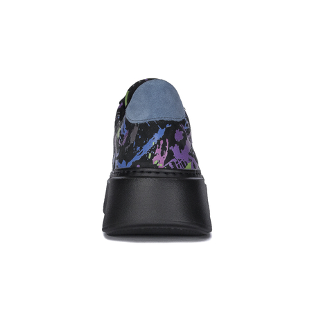 Maciejka Platform Nubuck Sneakers Lace-Up Purple 06191-05/00-8