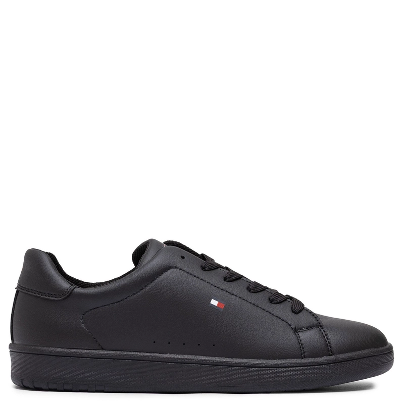 Tommy Hilfiger Minimalist Women’s Sneakers Lace-Up Black T3X9-34073-1355999
