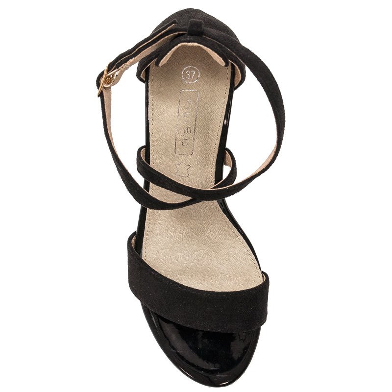Filippo Black Sandals DS1276/22 BK