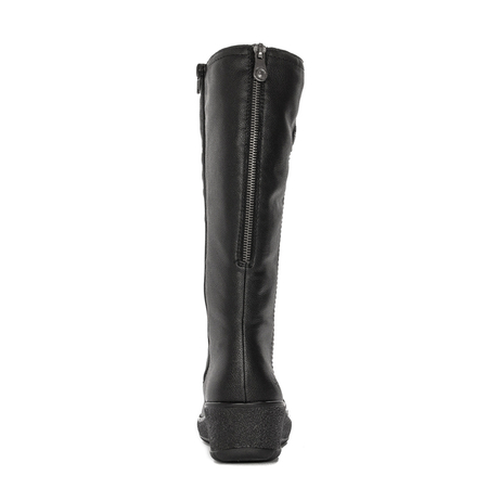 Rieker Women's Comfort Wedge Knee-High Boots Black Y4470-01