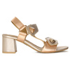 Maciejka Women's Leather Sandals Gold 