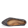 Maciejka Suede Ballerinas Almond Toe Beige-Black 4100W-01/00-8
