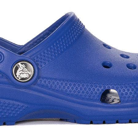 Crocs Klapki dziecięce Classic Clog Blue Bolt niebieskie
