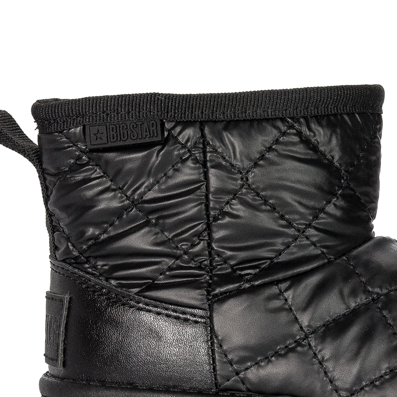 Big Star Śniegowce buty dziecięce chłopięce Black czarne
